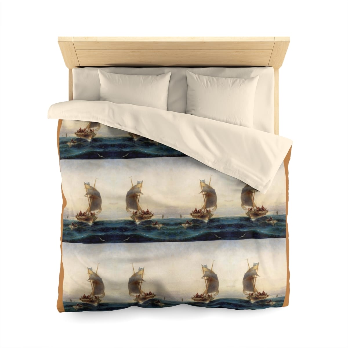Art Microfiber Duvet Cover, Artist Konstantinos Volanakis, Artwork 