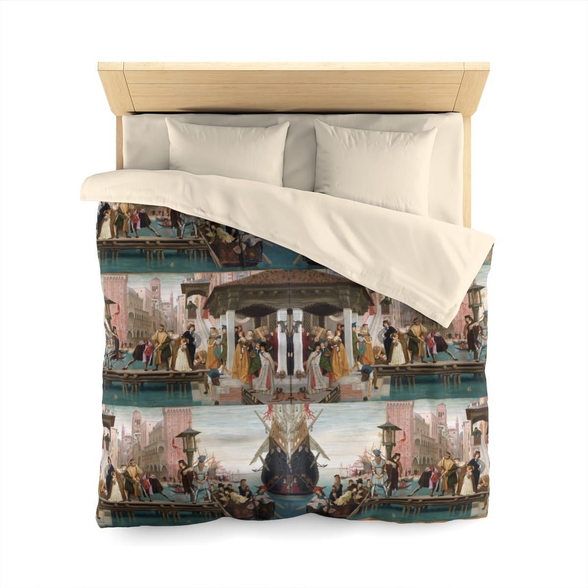 Art Microfiber Duvet Cover, Artist James Jacques Joseph Tissot, Artwork 