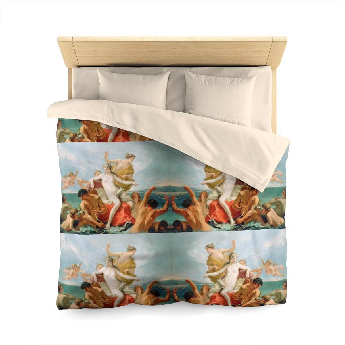 Art Microfiber Duvet Cover, Artist Sebastiano Ricci, Artwork 