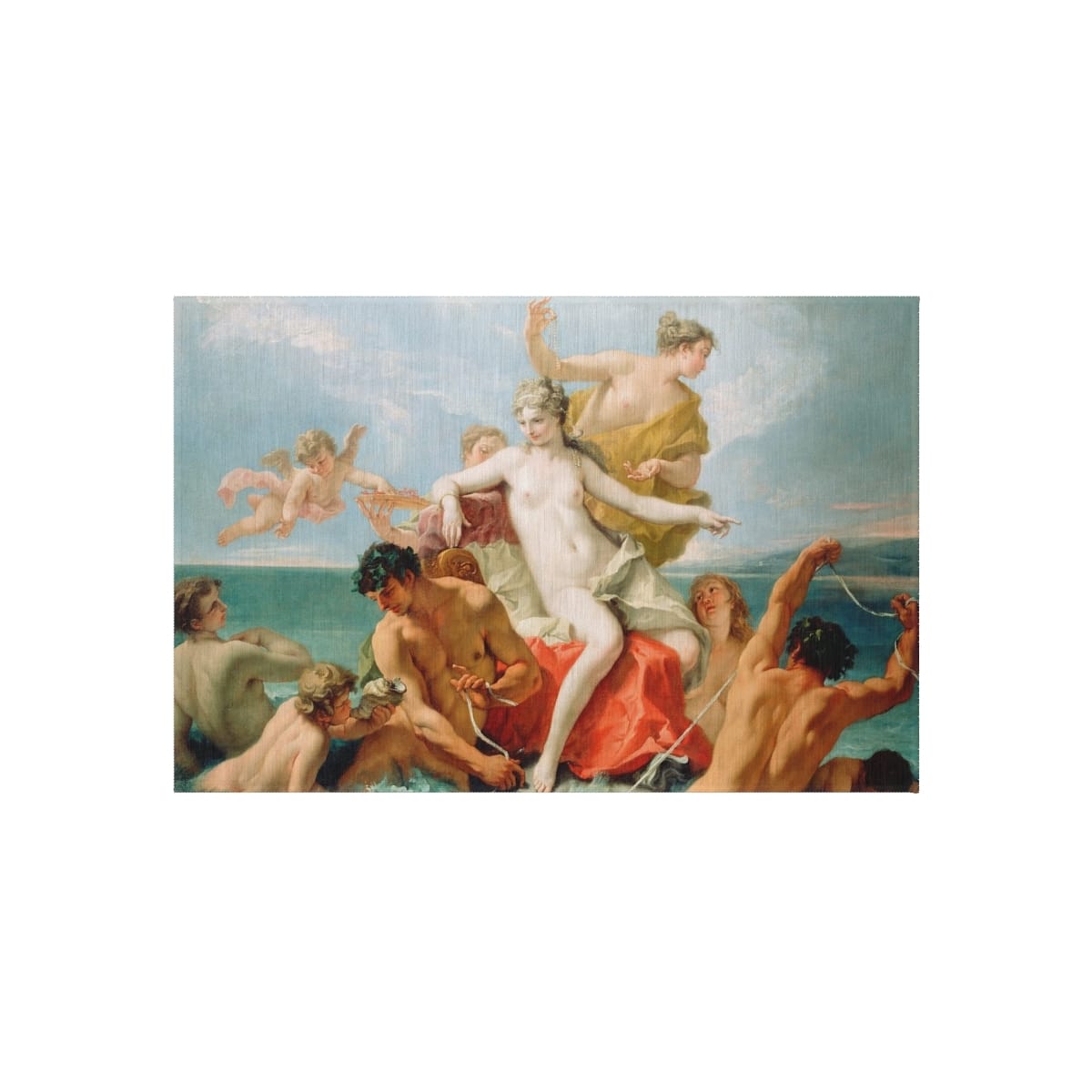 Art Outdoor Rug, Artist Sebastiano Ricci, Artwork 