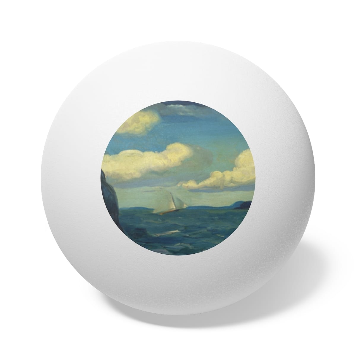 Art Ping Pong Balls 6 Pieces, Artist George Wesley Bellows, Artwork 