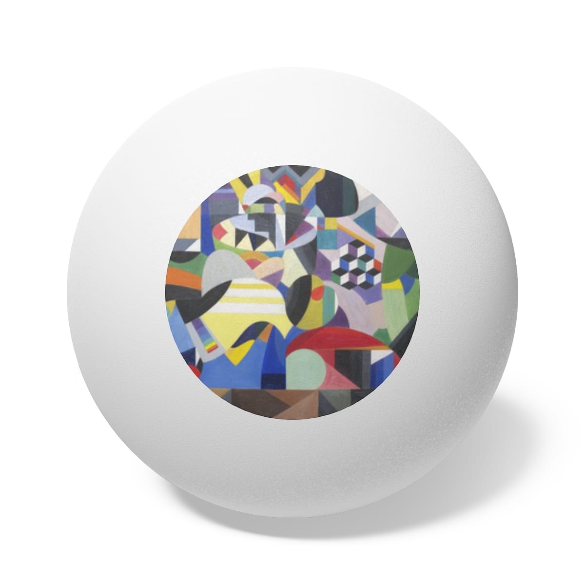 Art Ping Pong Balls 6 Pieces, Artist Jay Van Everen, Artwork 