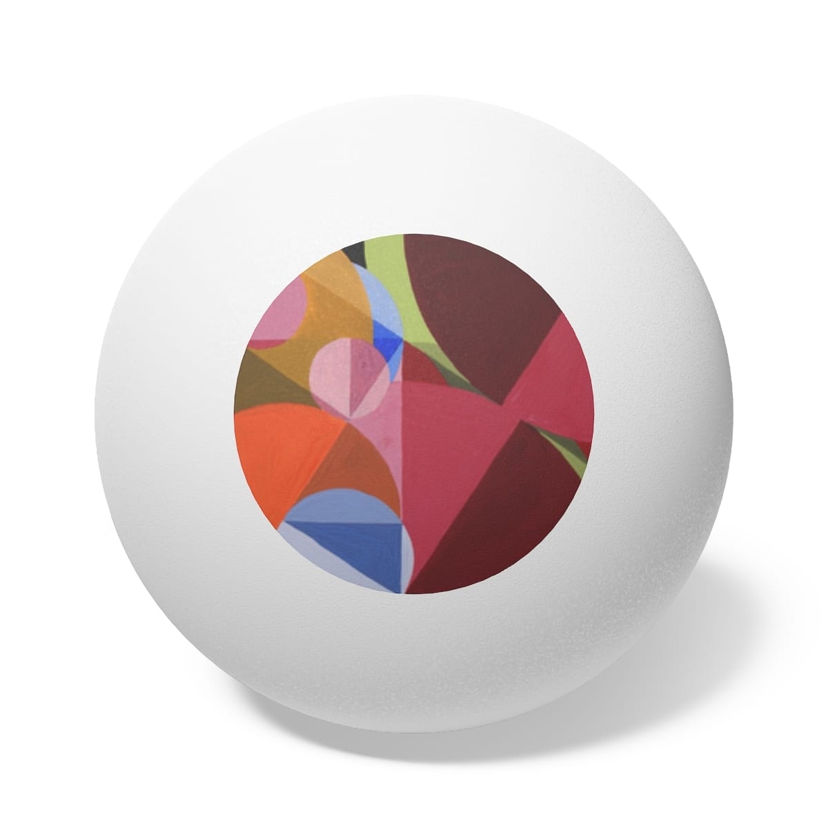 Art Ping Pong Balls 6 Pieces, Artist Joseph Schillinger, Artwork 