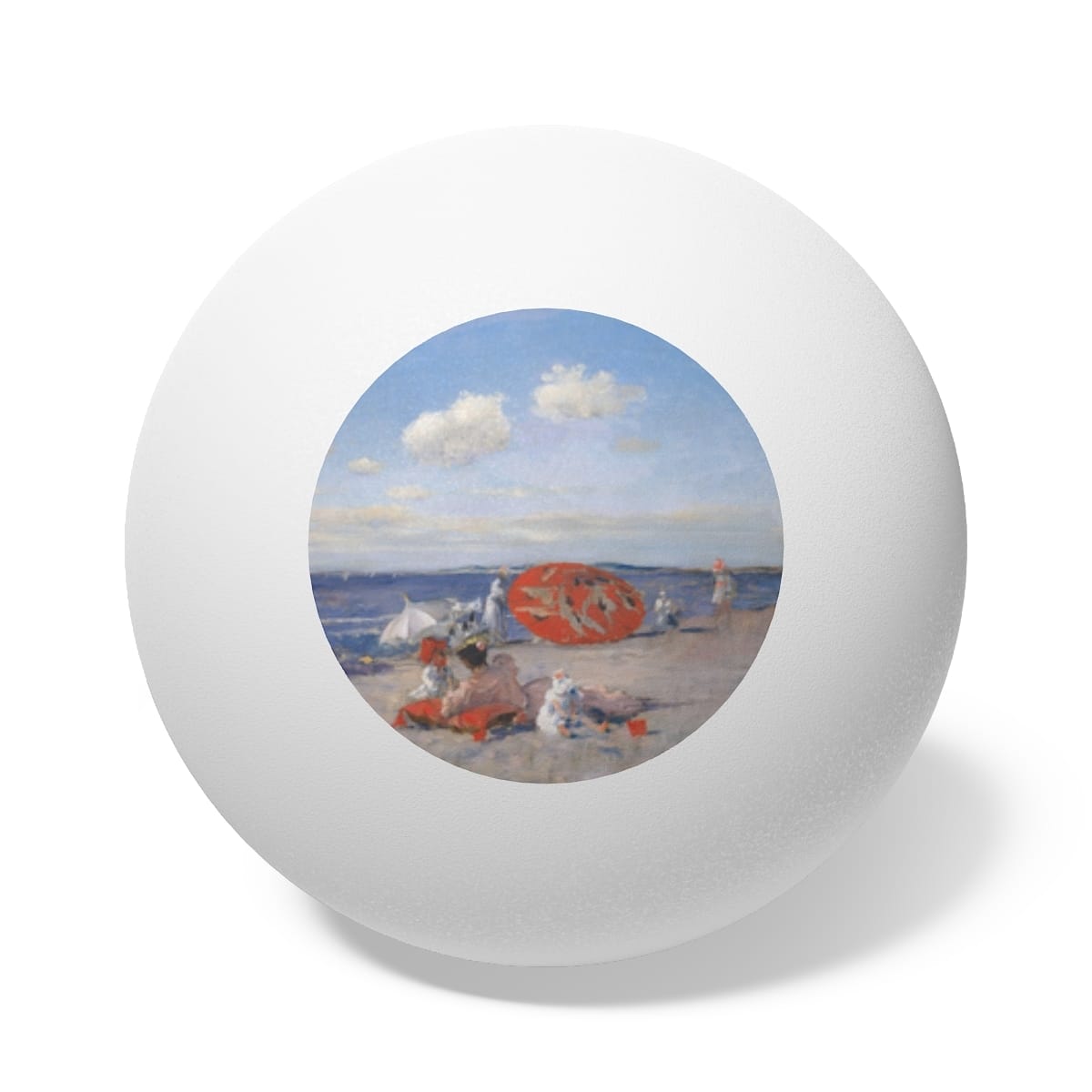 Art Ping Pong Balls 6 Pieces, Artist William Merritt Chase, Artwork 