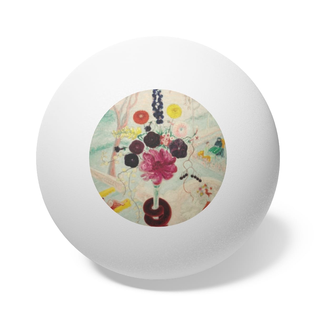 Art Ping Pong Balls 6 Pieces, Artist Florine Stettheimer, Artwork 