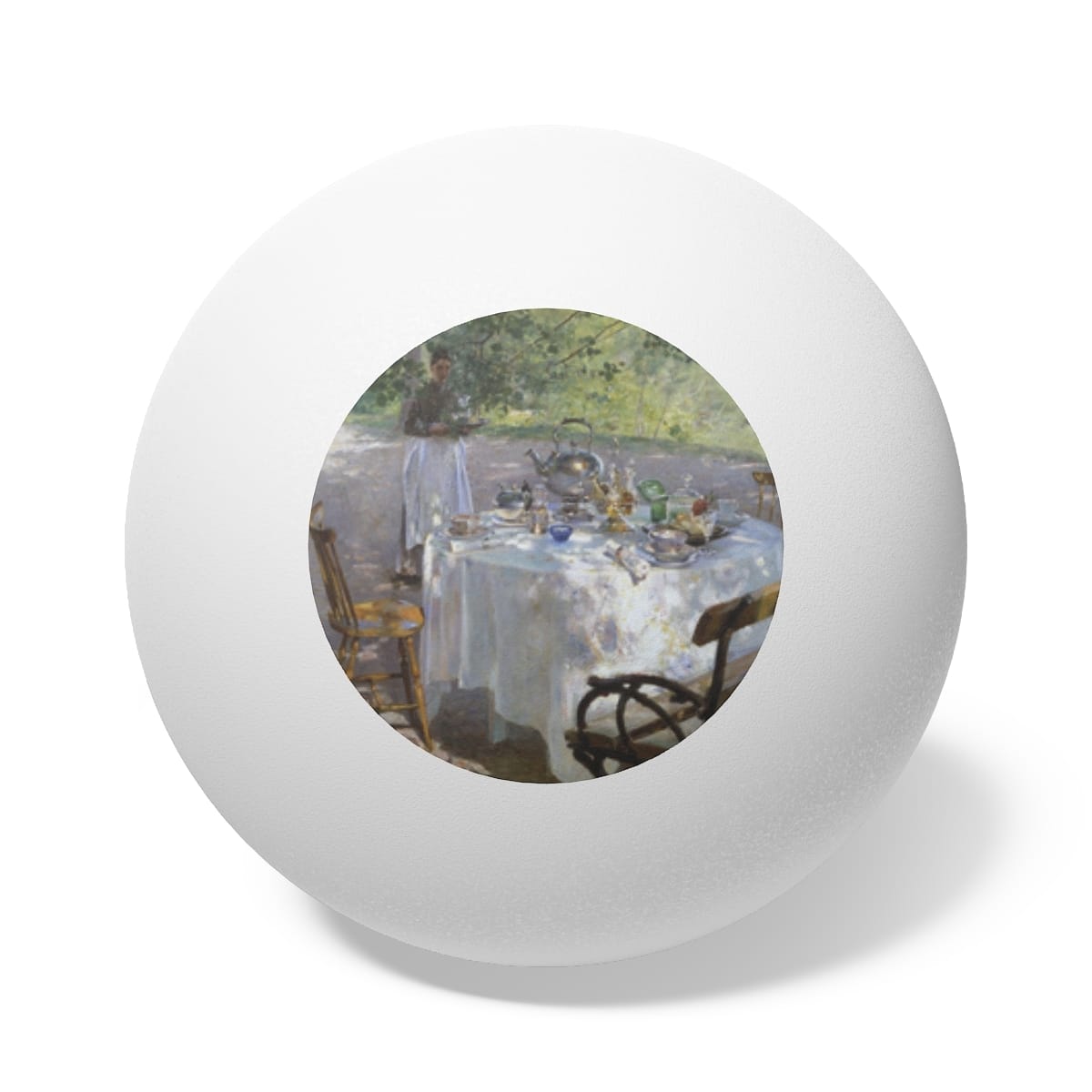 Art Ping Pong Balls 6 Pieces, Artist Hanna Pauli, Artwork 