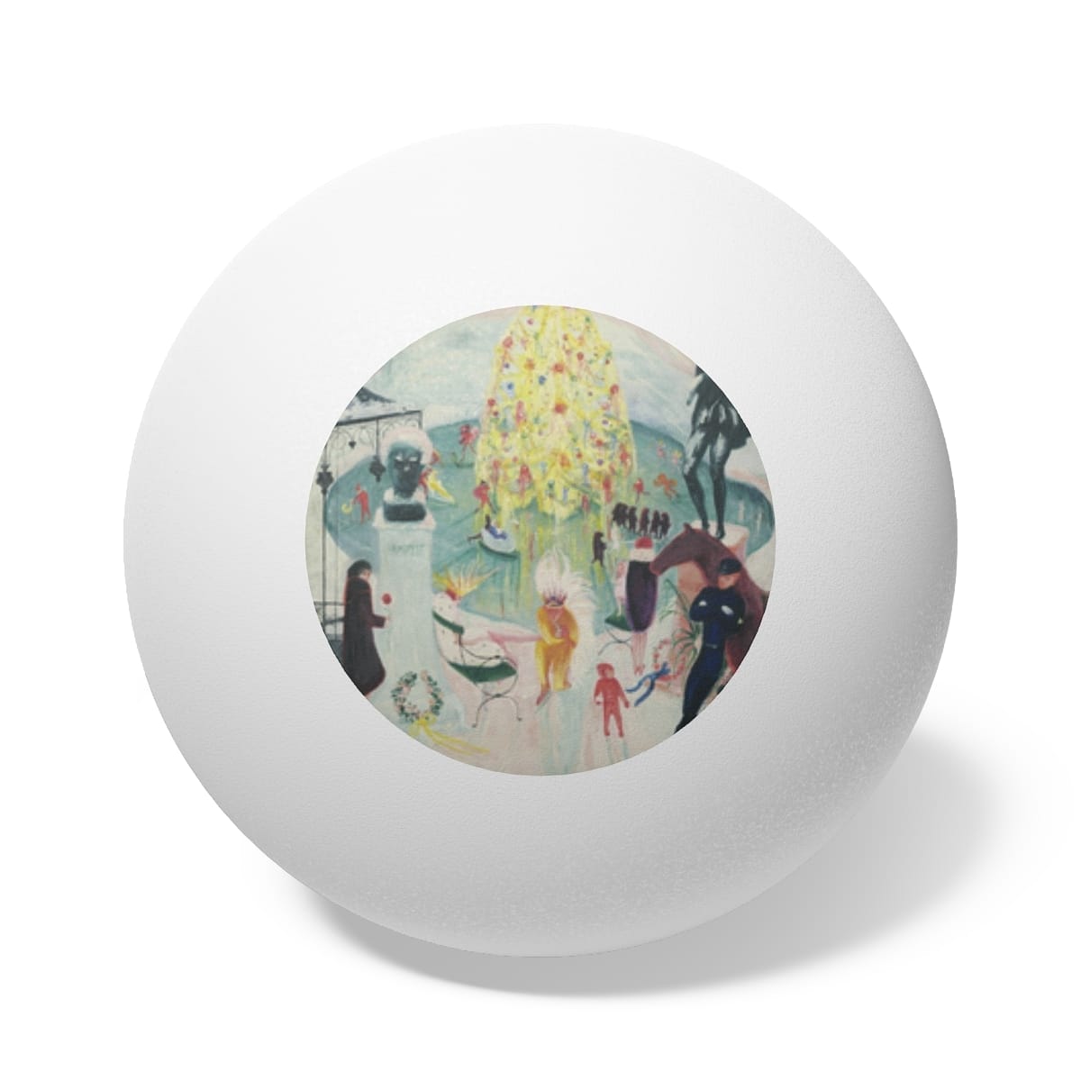 Art Ping Pong Balls 6 Pieces, Artist Florine Stettheimer, Artwork 