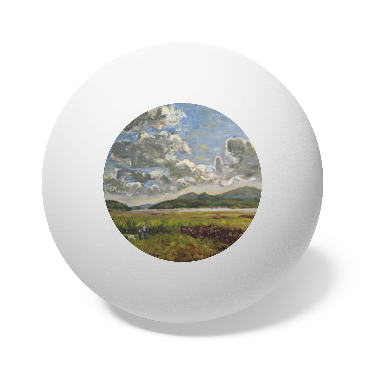 Art Ping Pong Balls 6 Pieces, Artist Markos Zavitzianos, Artwork 