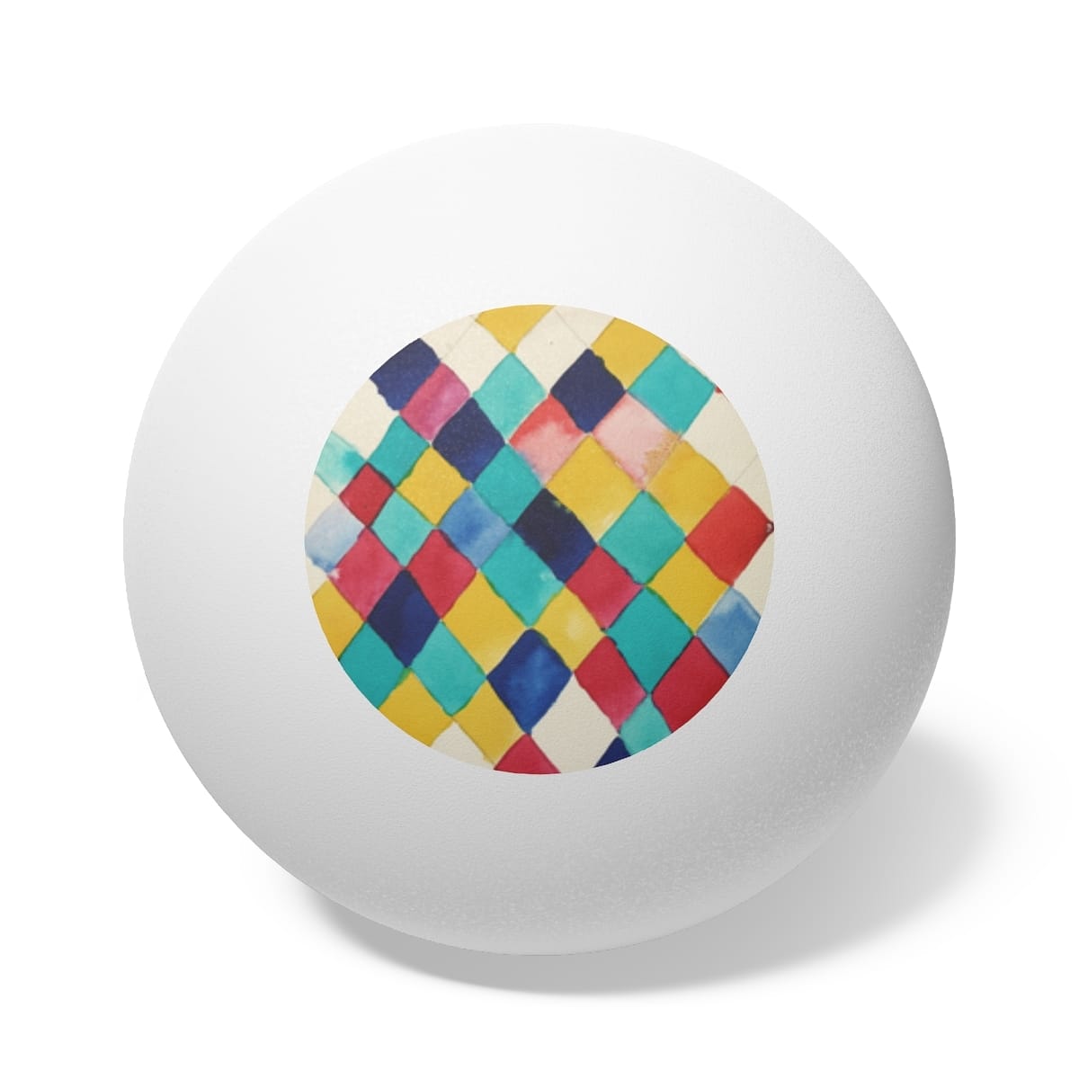 Art Ping Pong Balls 6 Pieces, Artist Wassily Kandinsky, Artwork 