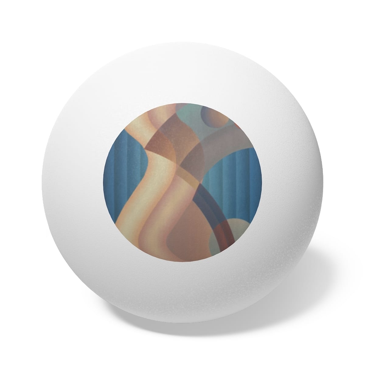 Art Ping Pong Balls 6 Pieces, Artist Stuart Walker, Artwork 