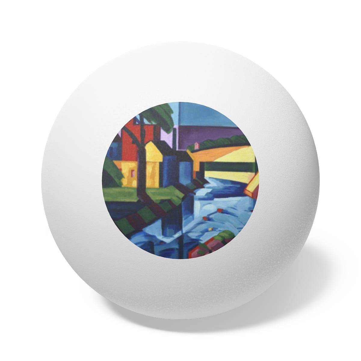 Art Ping Pong Balls 6 Pieces, Artist Oscar Bluemner, Artwork 