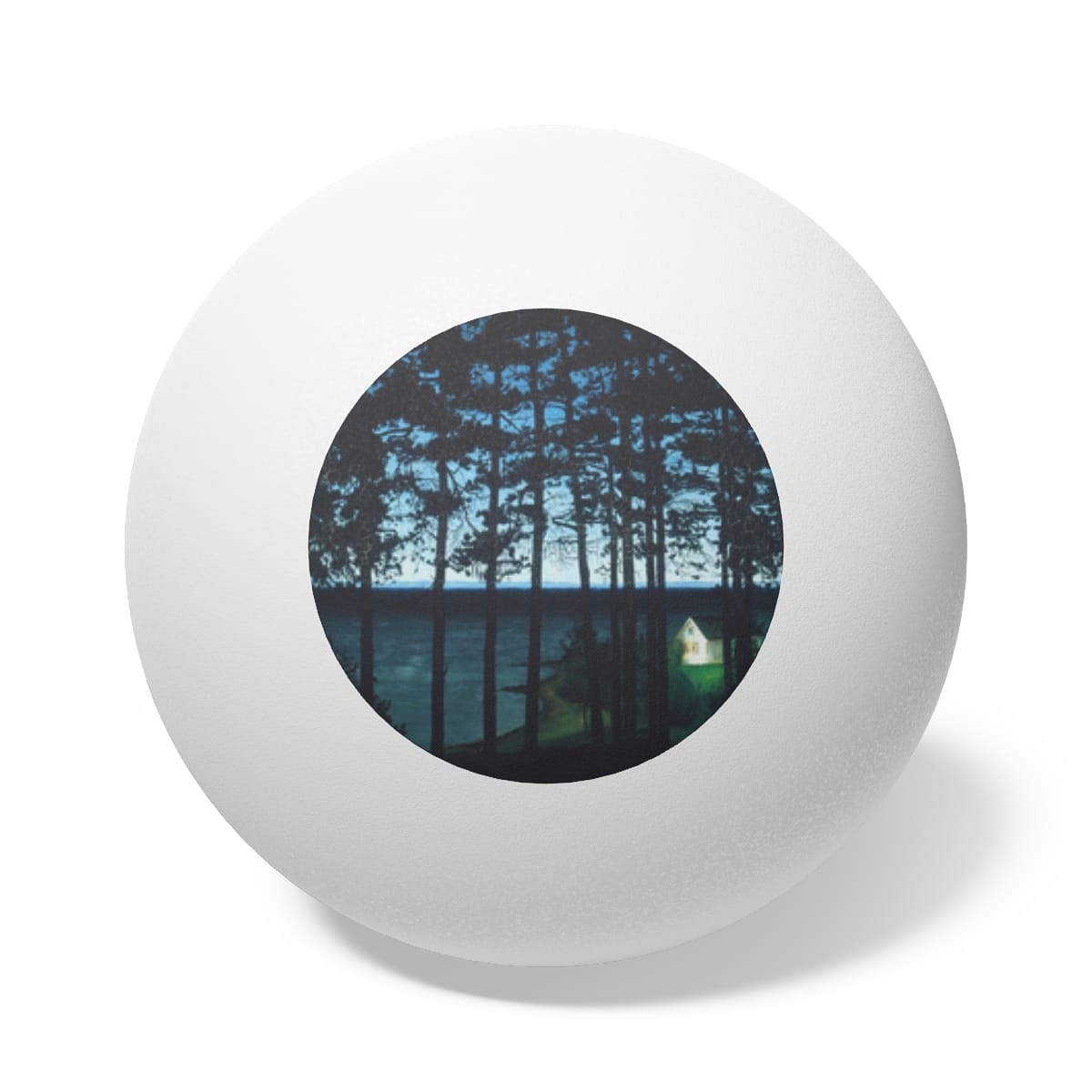 Art Ping Pong Balls 6 Pieces, Artist Harald Oskar Sohlberg, Artwork 