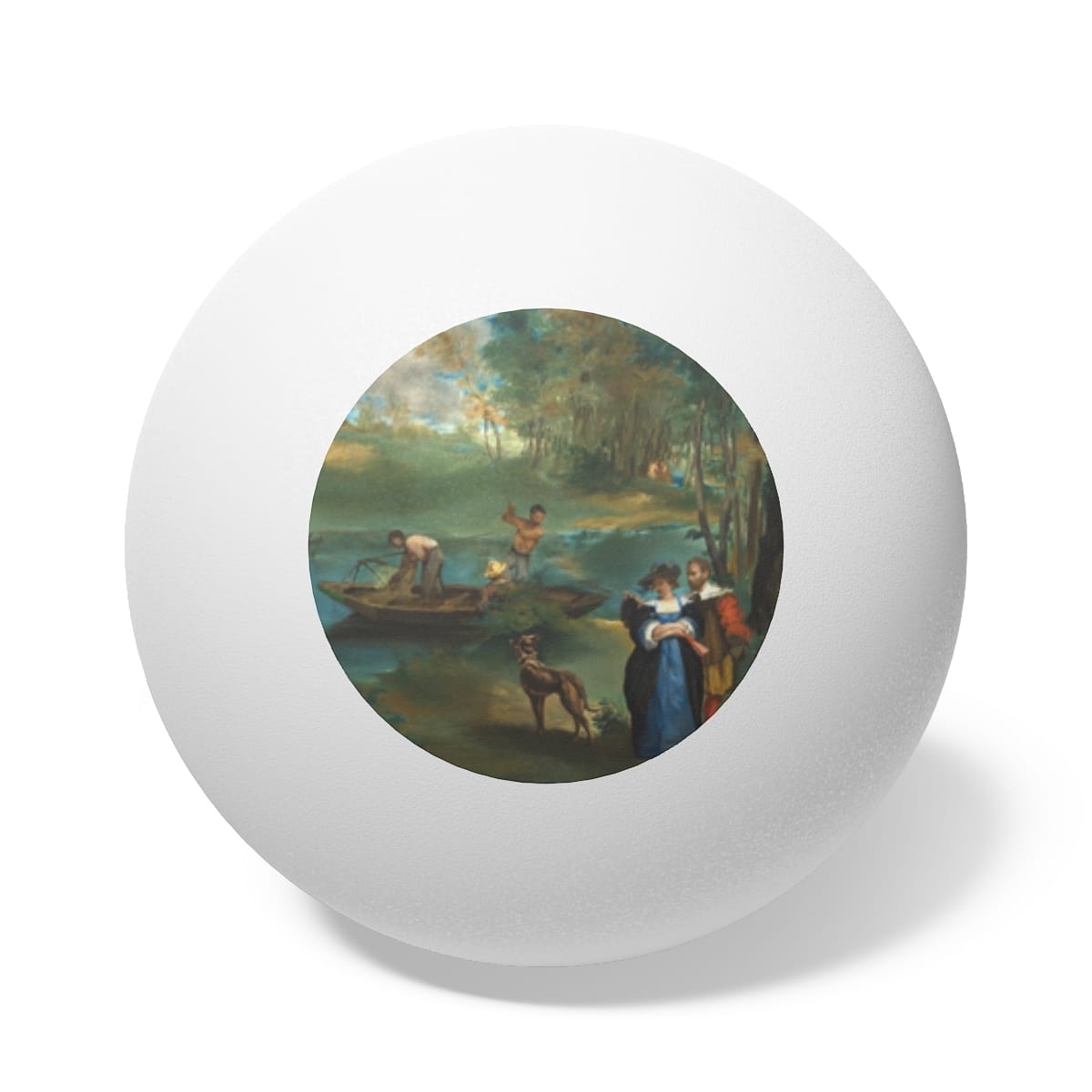 Art Ping Pong Balls 6 Pieces, Artist Edouard Manet, Artwork 