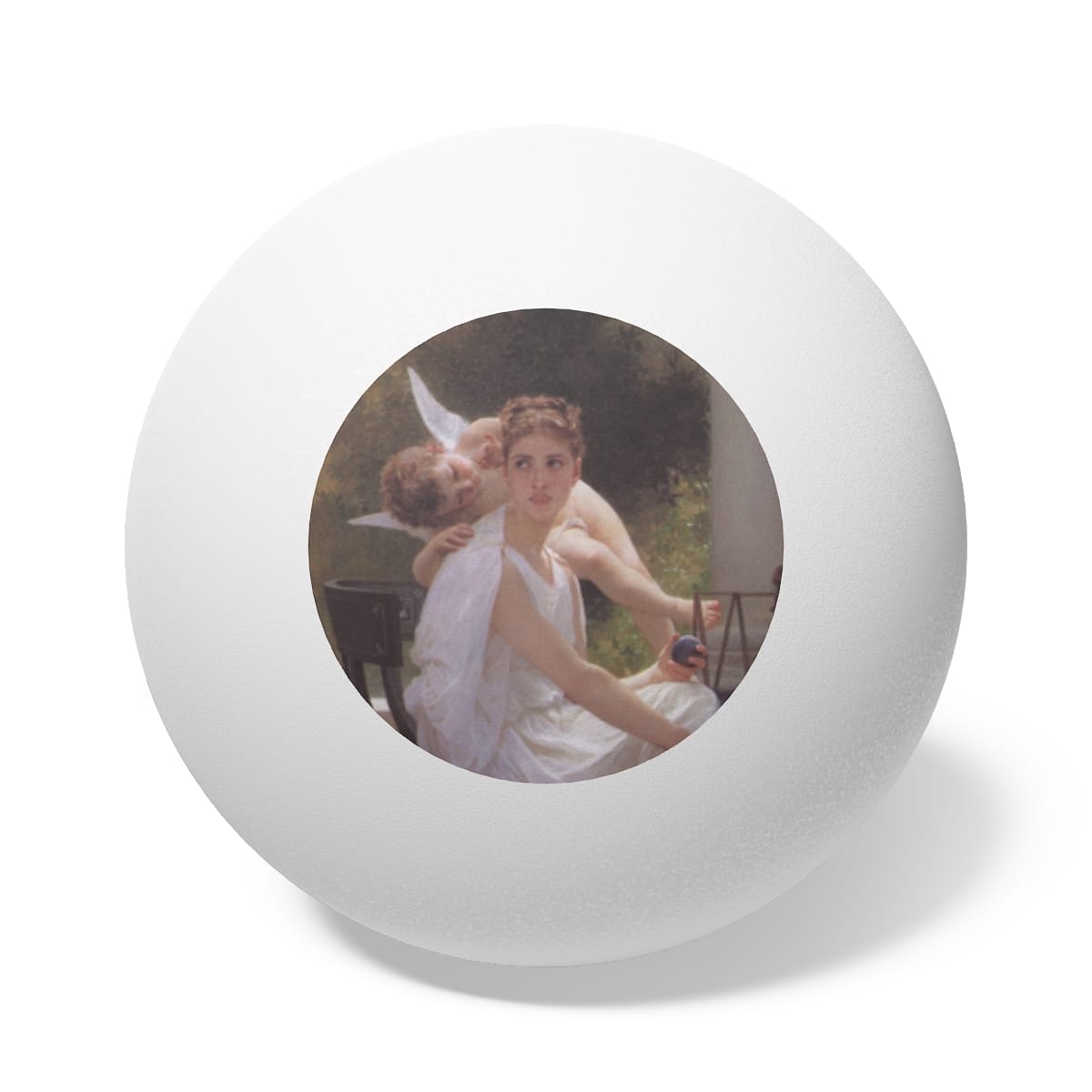 Art Ping Pong Balls 6 Pieces, Artist William Adolphe Bouguereau, Artwork 