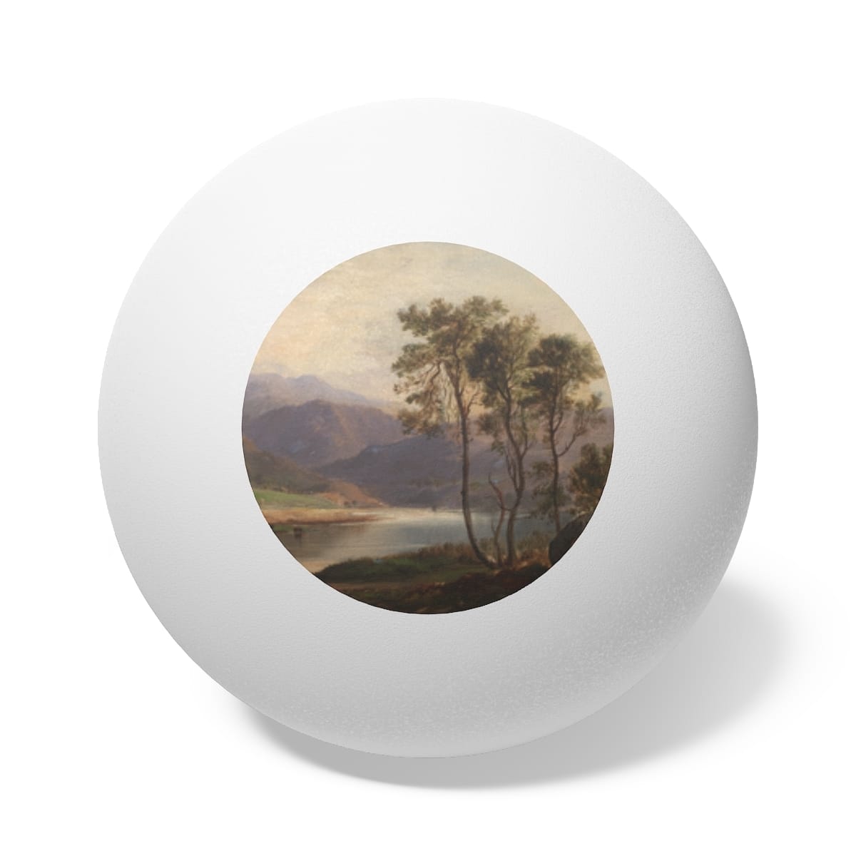 Art Ping Pong Balls 6 Pieces, Artist Robert S Duncanson, Artwork 