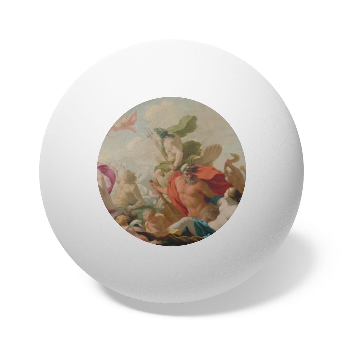 Art Ping Pong Balls 6 Pieces, Artist Eustache Le Sueur, Artwork 