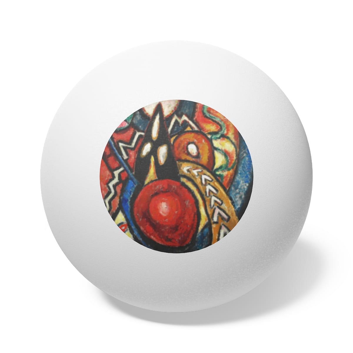 Art Ping Pong Balls 6 Pieces, Artist Marsden Hartley, Artwork 