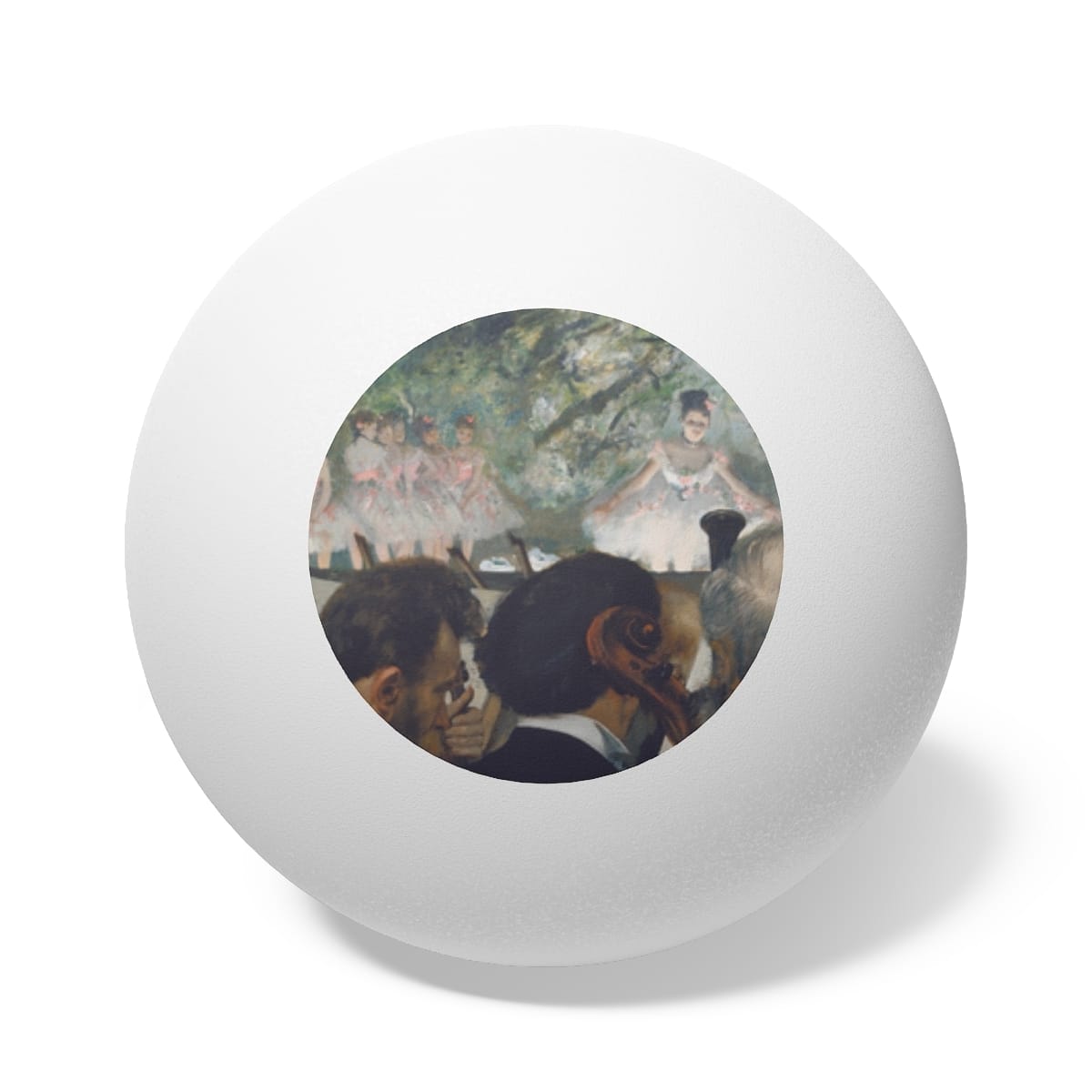 Art Ping Pong Balls 6 Pieces, Artist Edgar Degas, Artwork 