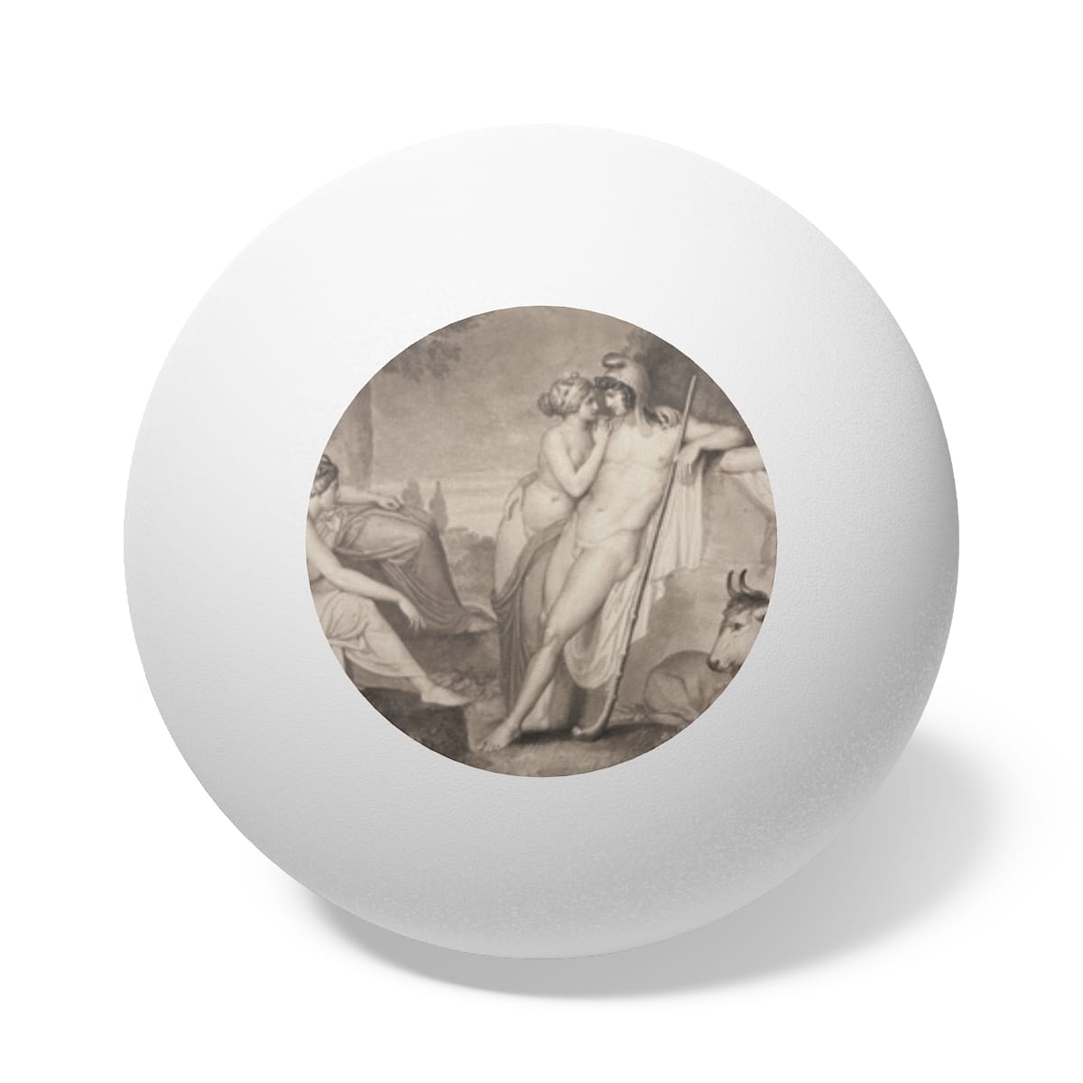 Art Ping Pong Balls 6 Pieces, Artist John Flaxman, Artwork 