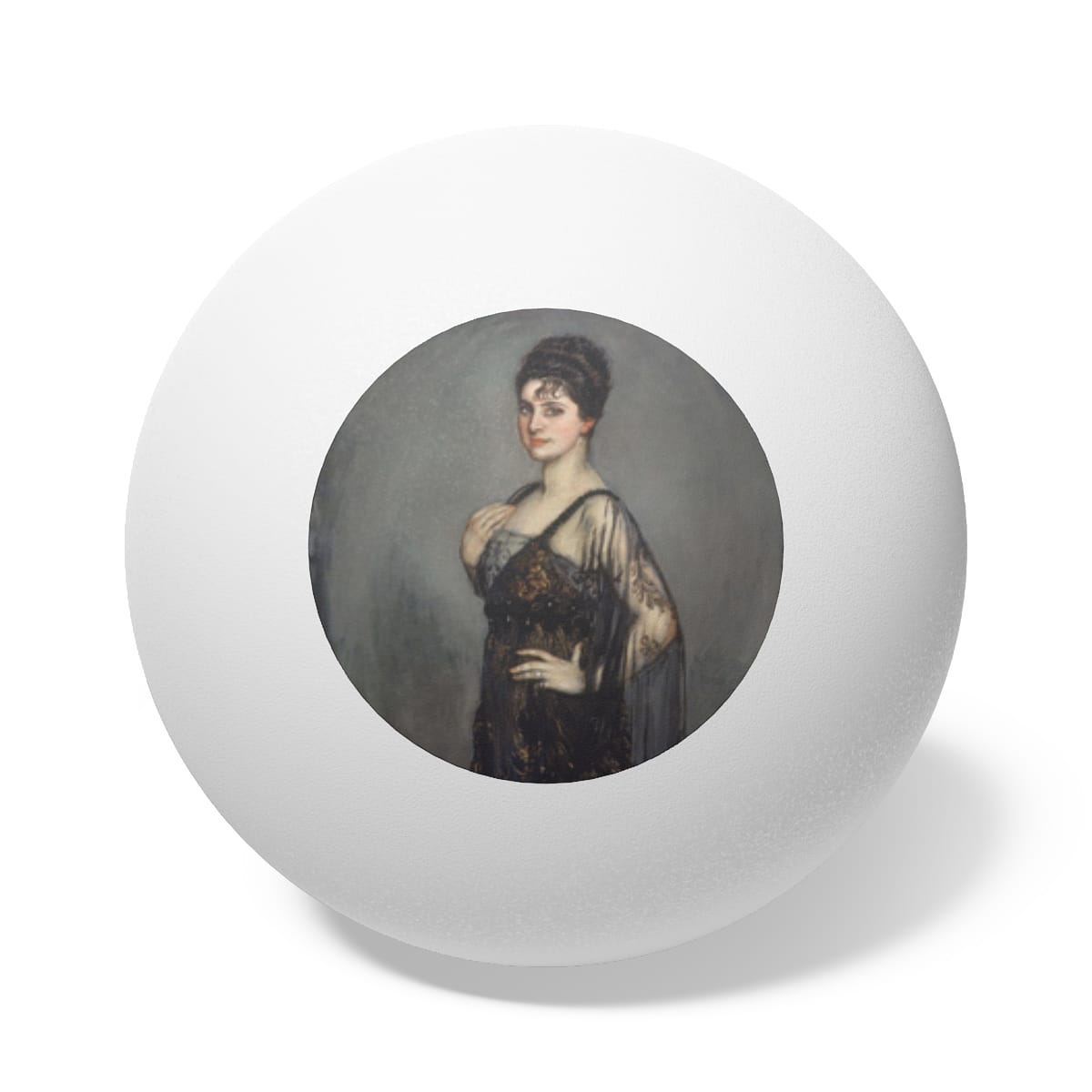 Art Ping Pong Balls 6 Pieces, Artist Antonio De La Gandara, Artwork 