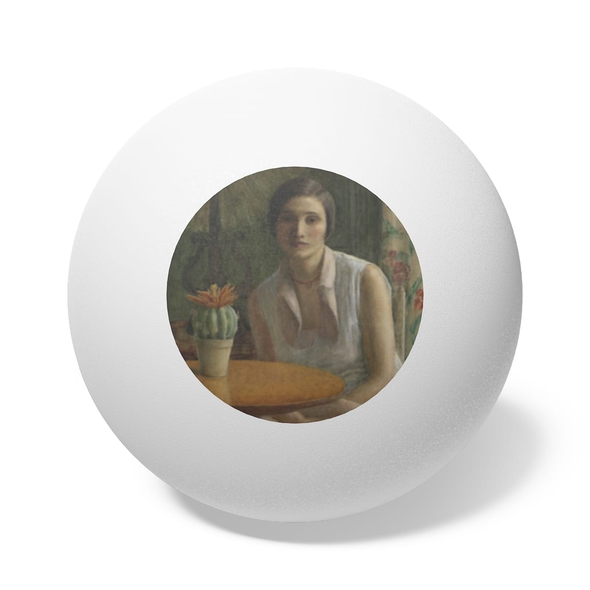 Art Ping Pong Balls 6 Pieces, Artist Frederick Carl Frieseke, Artwork 