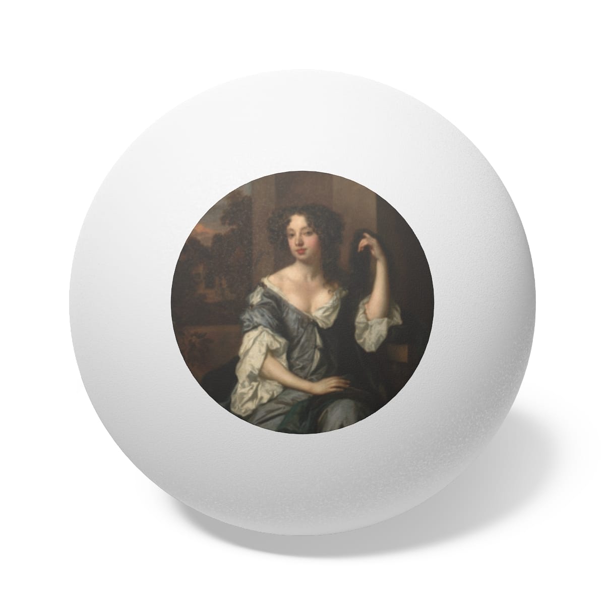 Art Ping Pong Balls 6 Pieces, Artist Peter Lely, Artwork 