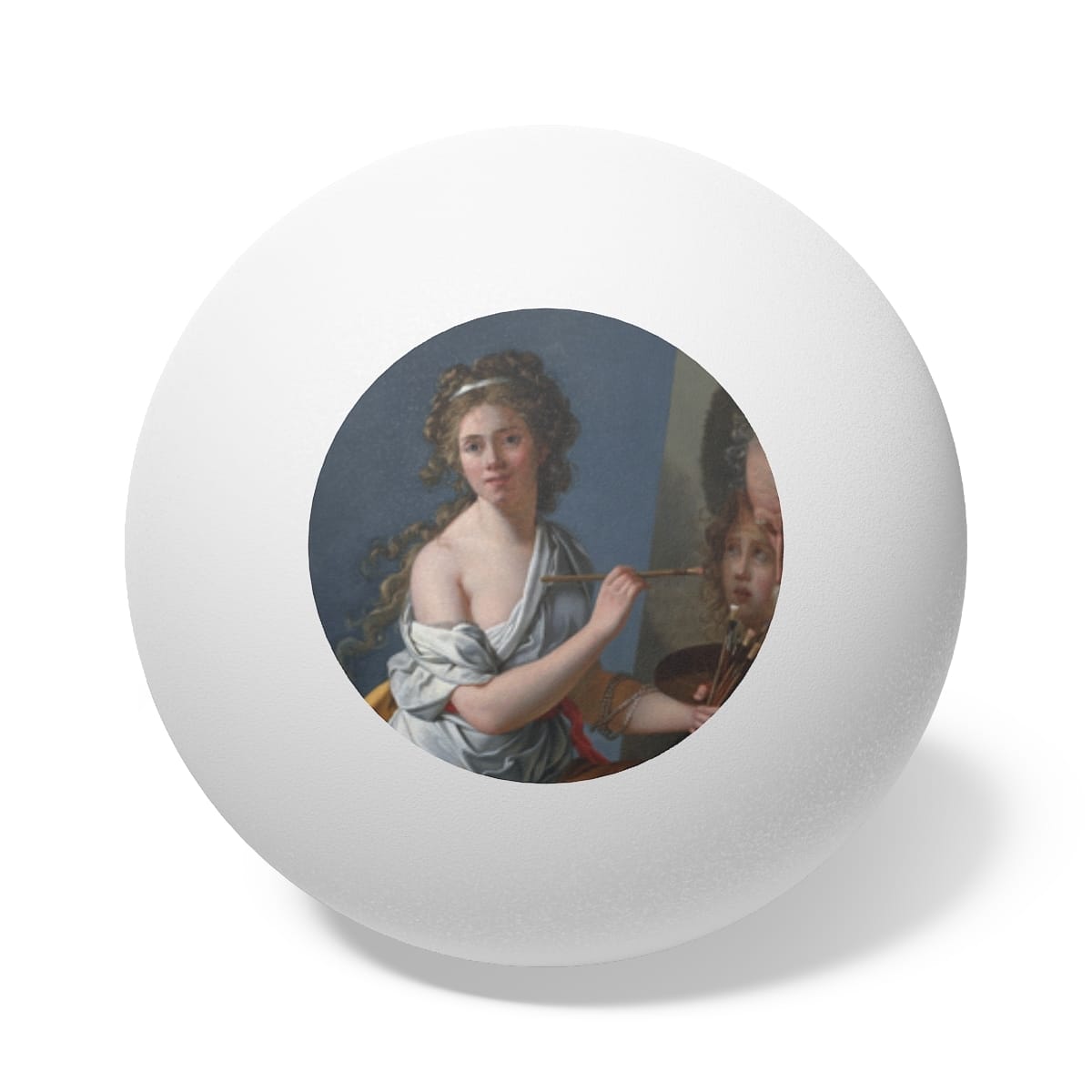 Art Ping Pong Balls 6 Pieces, Artist Marie Guillemine Benoist, Artwork 