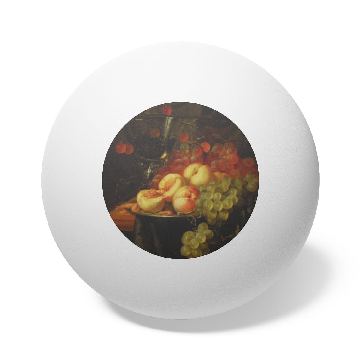 Art Ping Pong Balls 6 Pieces, Artist Pieter De Ring, Artwork 