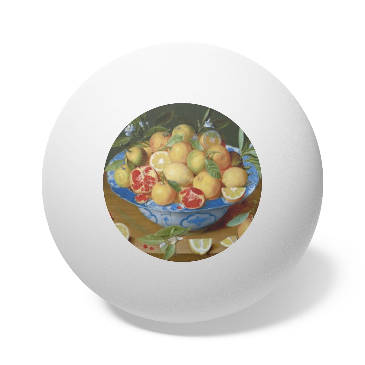 Art Ping Pong Balls 6 Pieces, Artist Jacob Van Hulsdonck, Artwork 