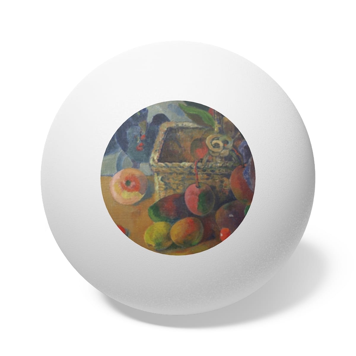 Art Ping Pong Balls 6 Pieces, Artist Paul Gauguin, Artwork 