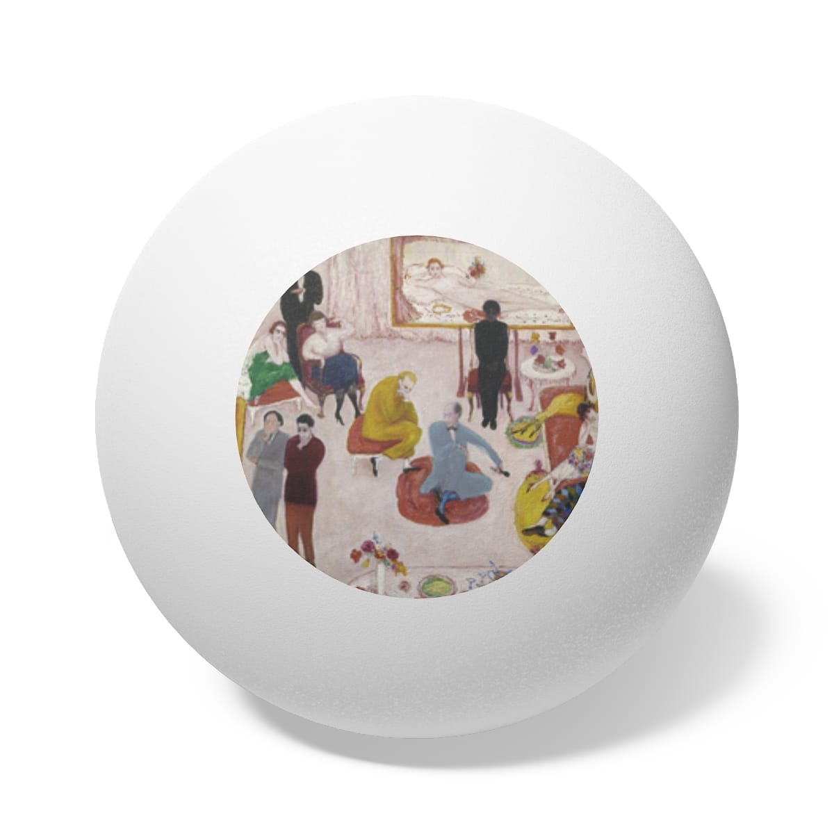 Art Ping Pong Balls 6 Pieces, Artist Florine Stettheimer, Artwork 