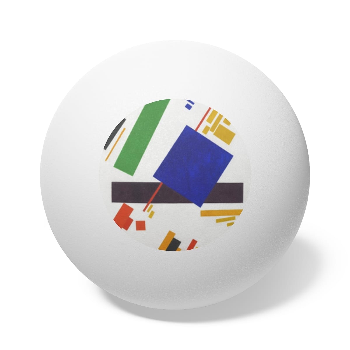 Art Ping Pong Balls 6 Pieces, Artist Kazimir Malevich, Artwork 