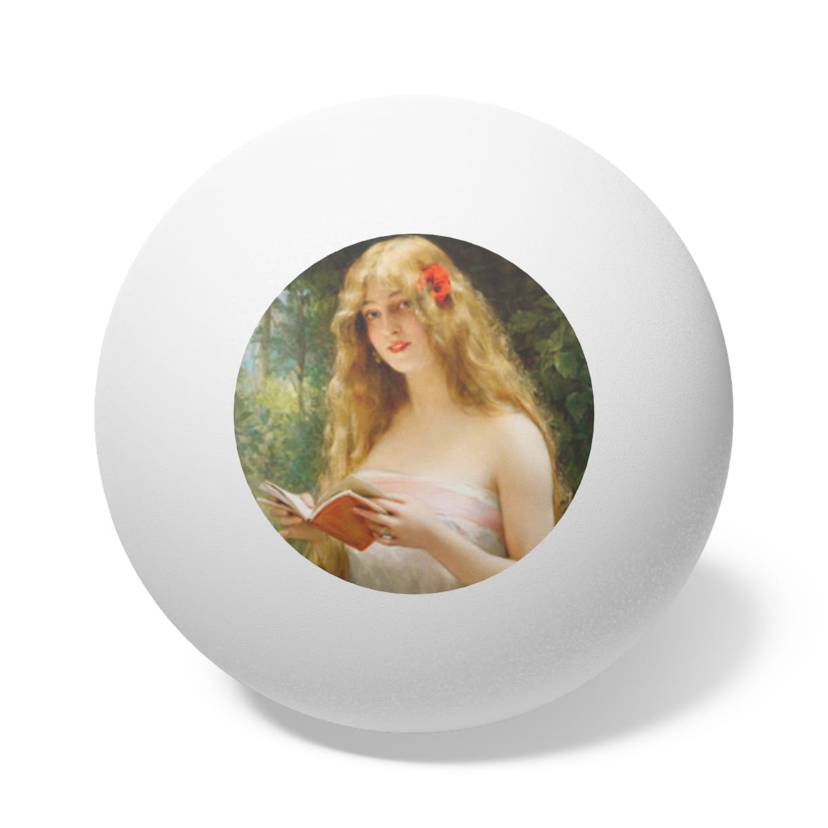 Art Ping Pong Balls 6 Pieces, Artist Leon Comerre, Artwork 