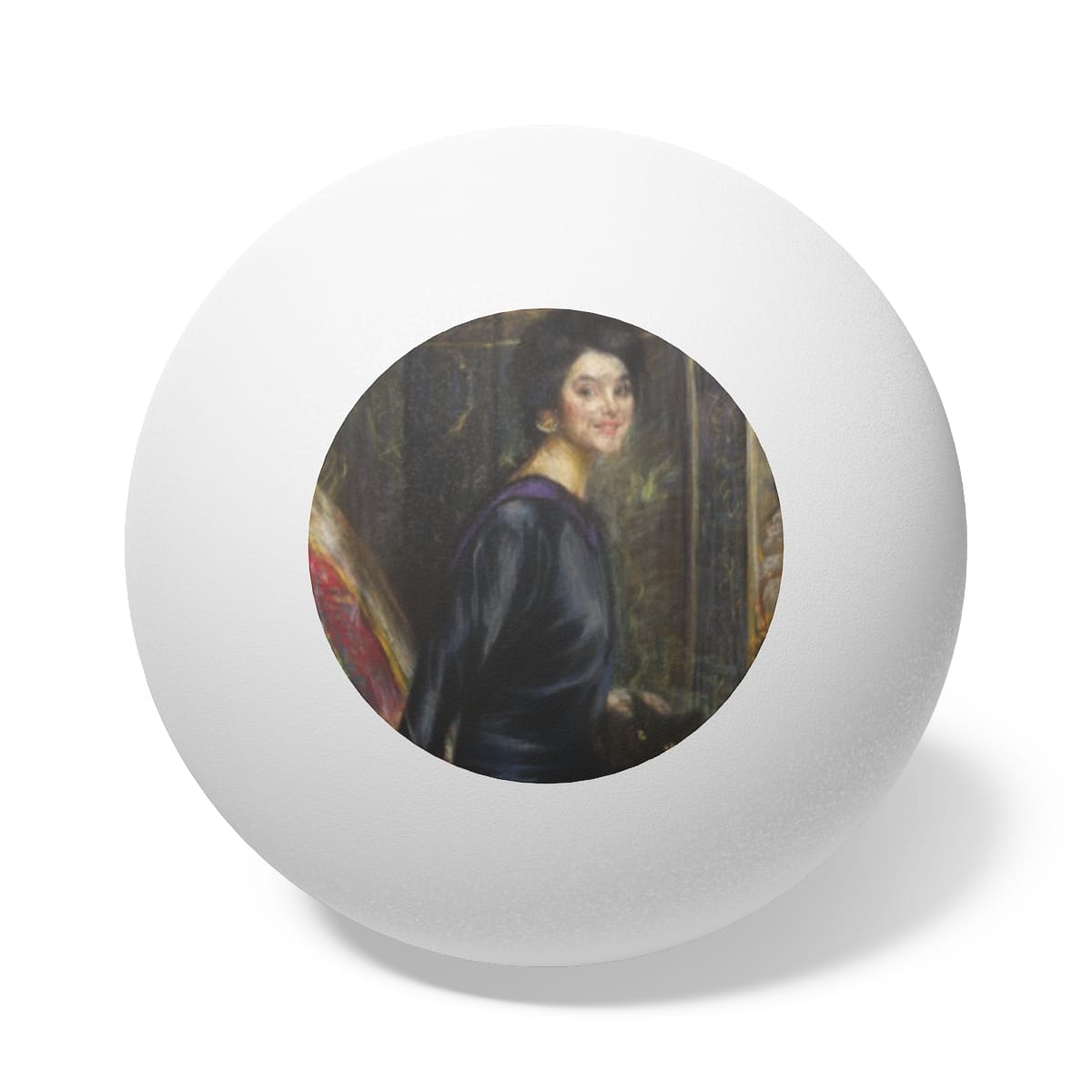 Art Ping Pong Balls 6 Pieces, Artist Alice Pike Barney, Artwork 