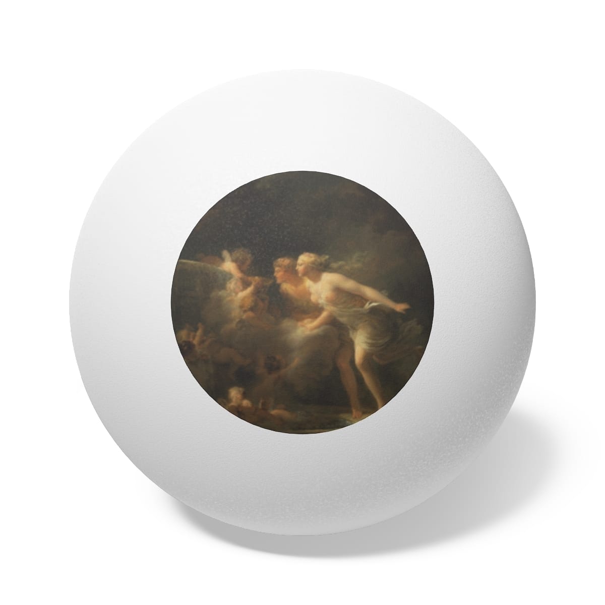 Art Ping Pong Balls 6 Pieces, Artist Jean Honore Fragonard, Artwork 