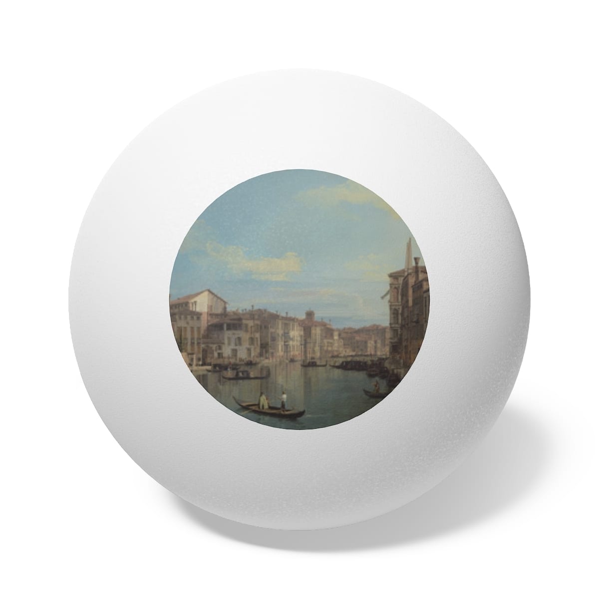 Art Ping Pong Balls 6 Pieces, Artist Canaletto, Artwork 