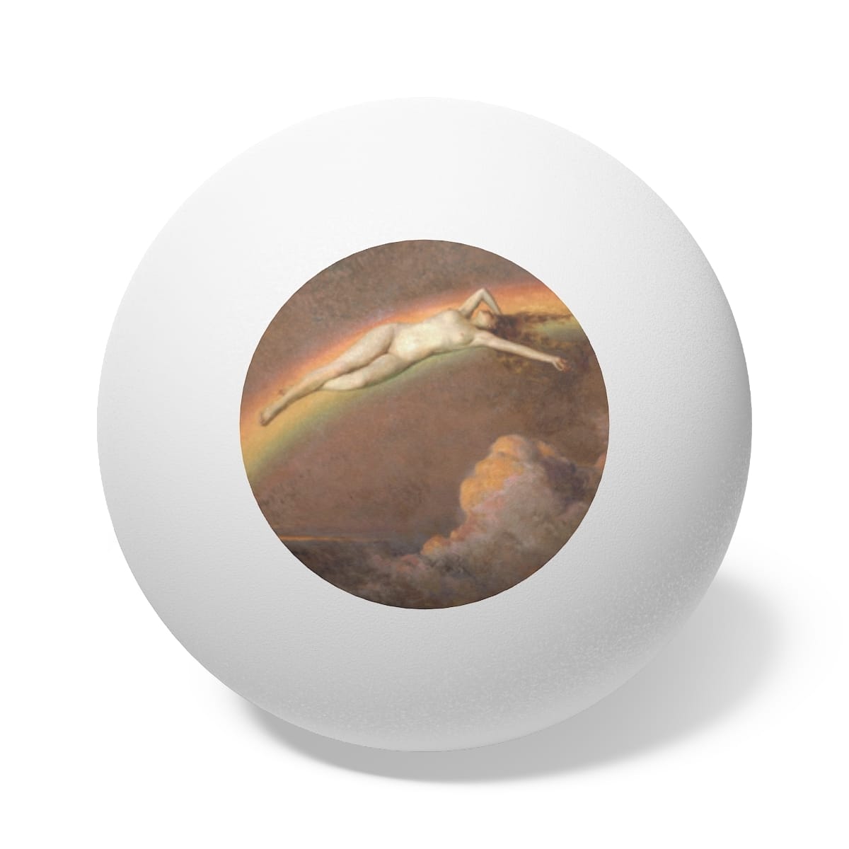 Art Ping Pong Balls 6 Pieces, Artist Henry Mosler, Artwork 