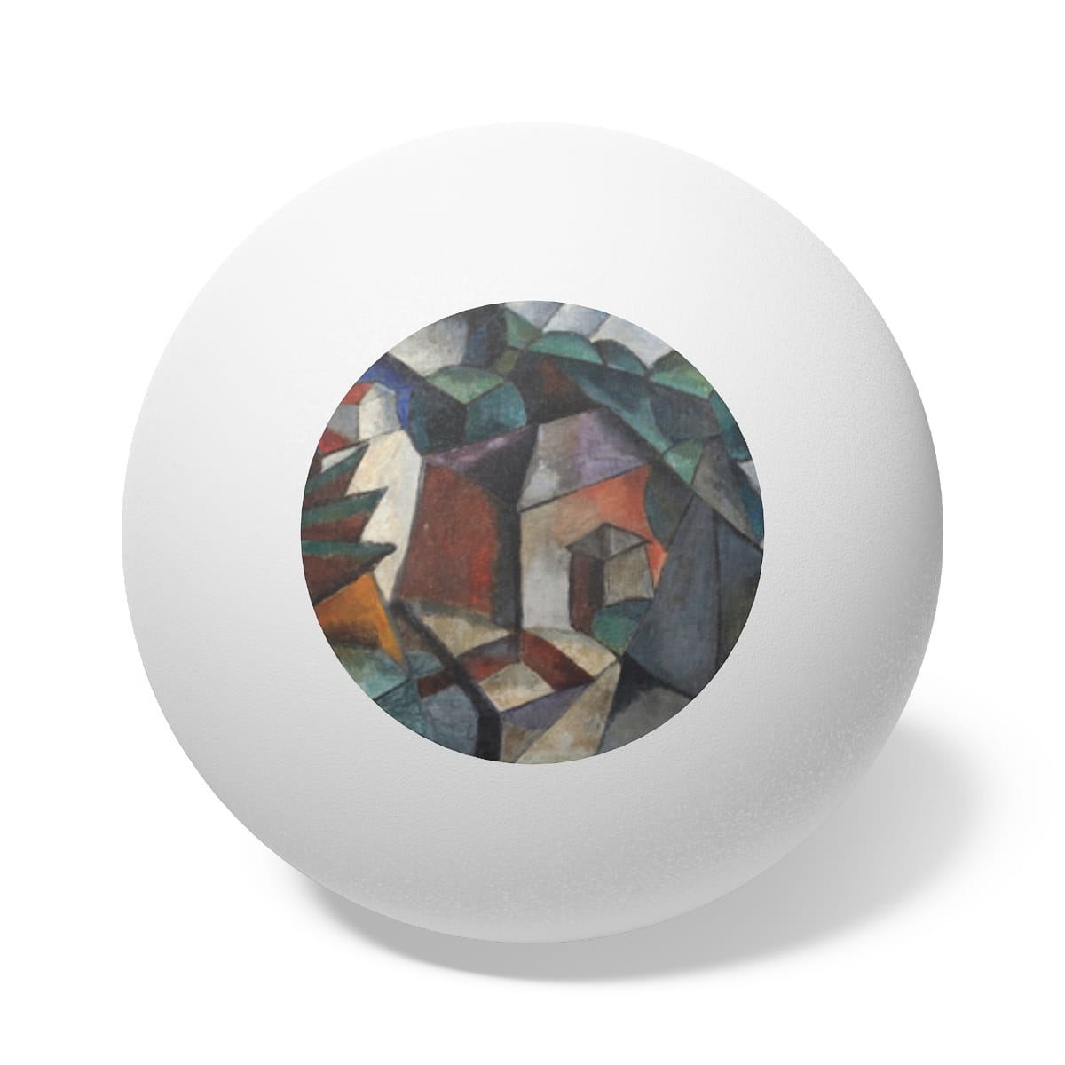 Art Ping Pong Balls 6 Pieces, Artist Ljubov Popova, Artwork 