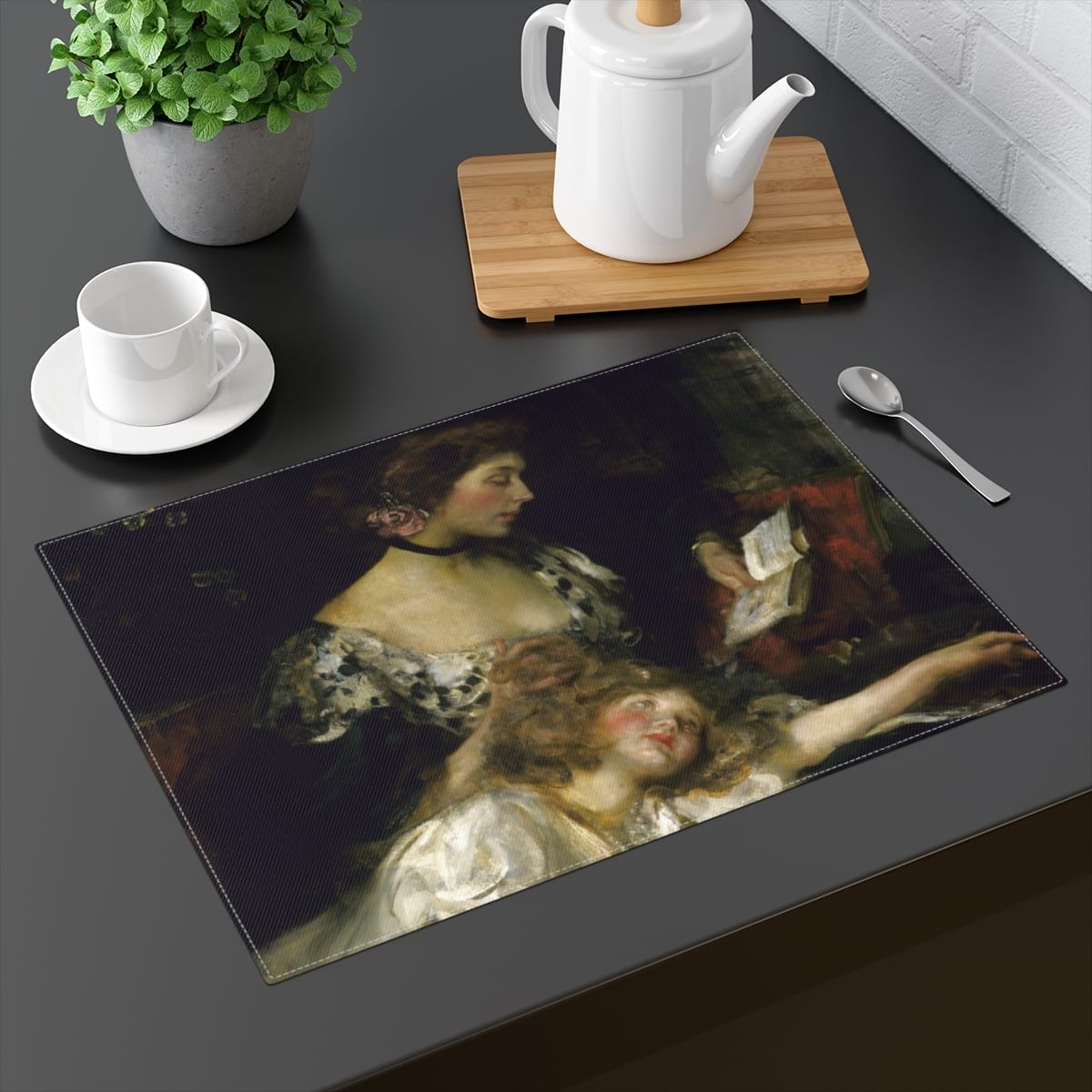 Art Placemat 1Pc, Artist James Jebusa Shannon, Artwork 