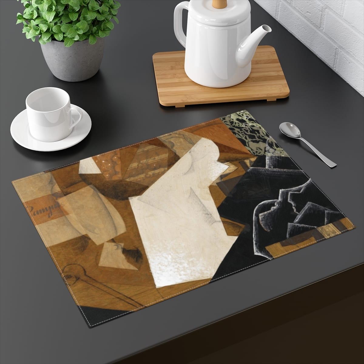 Art Placemat 1Pc, Artist Juan Gris, Artwork 