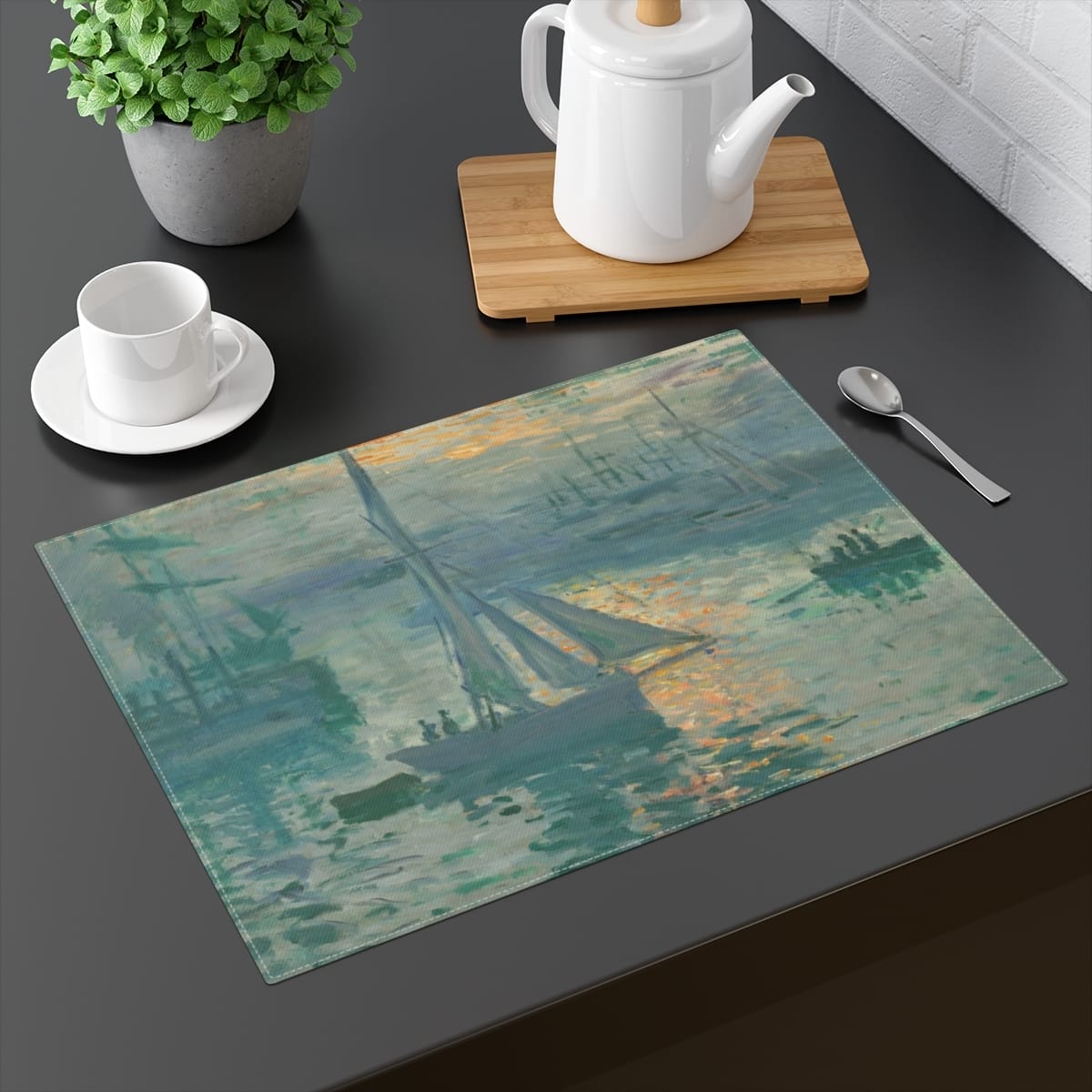 Art Placemat 1Pc, Artist Claude Monet, Artwork 
