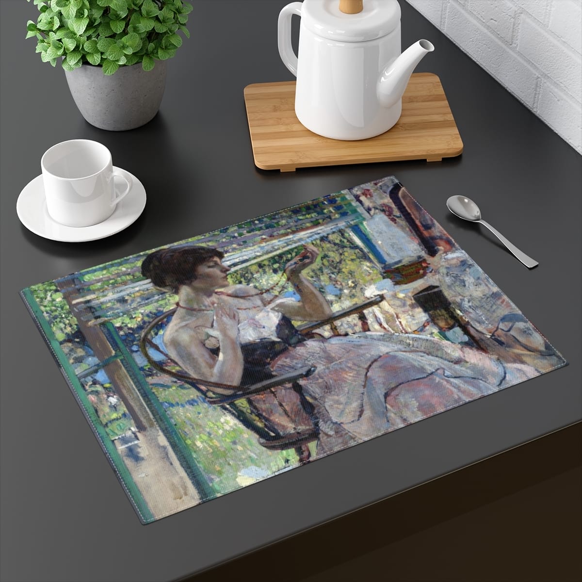 Art Placemat 1Pc, Artist Richard E Miller, Artwork 