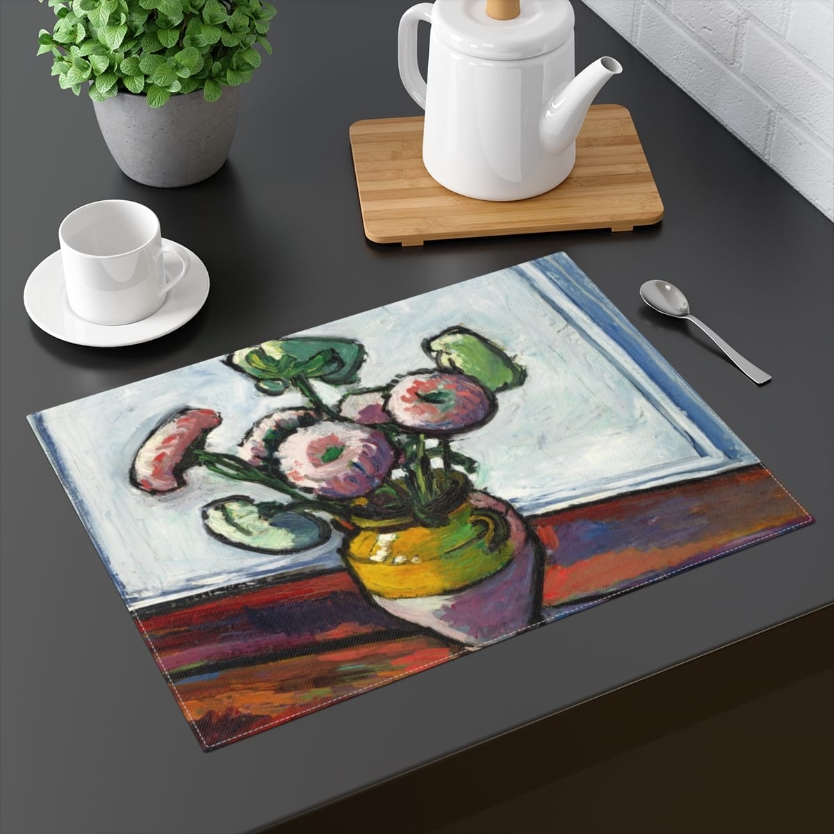 Art Placemat 1Pc, Artist Henry Lyman Sayen, Artwork 