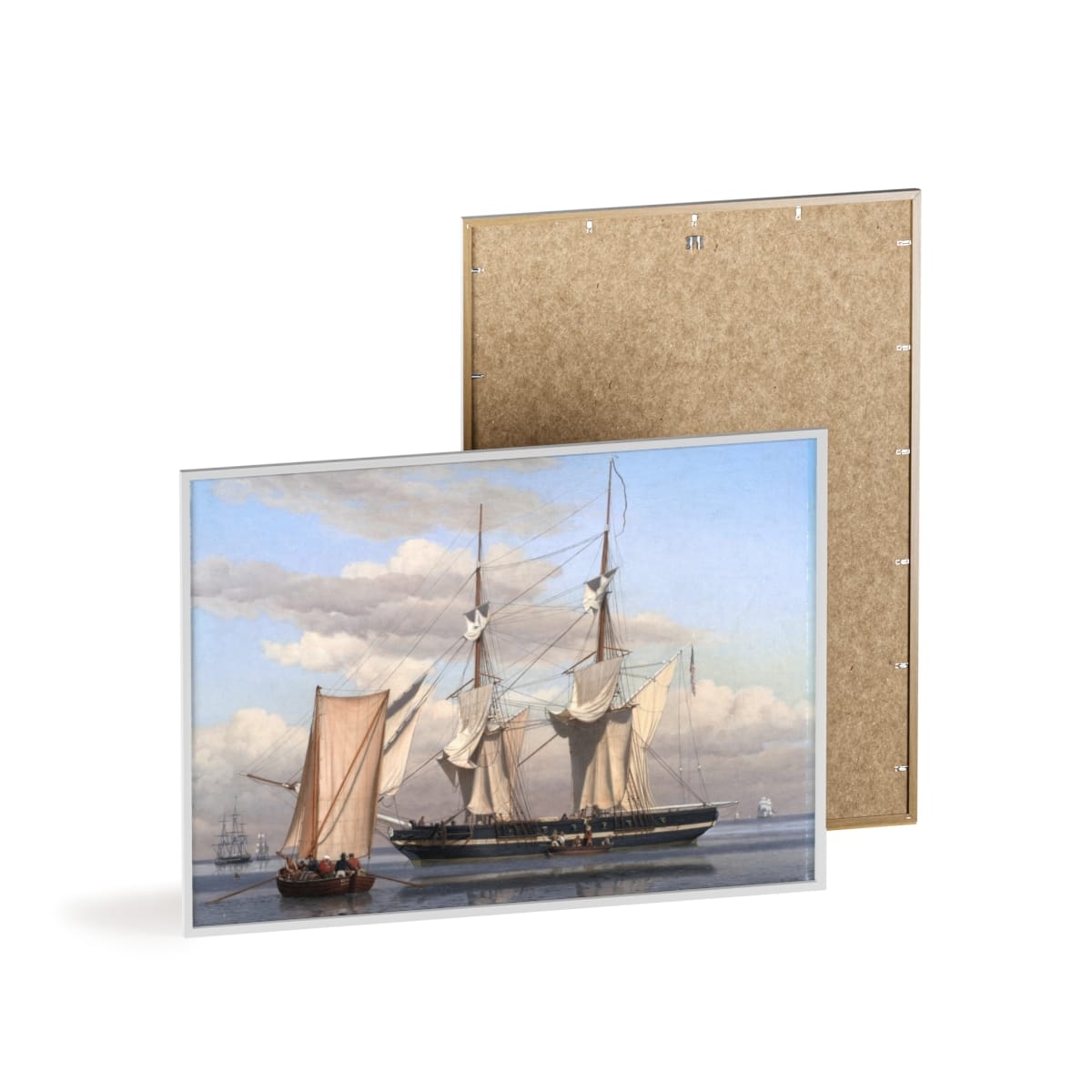 Art Acrylic Sign on Wooden Support