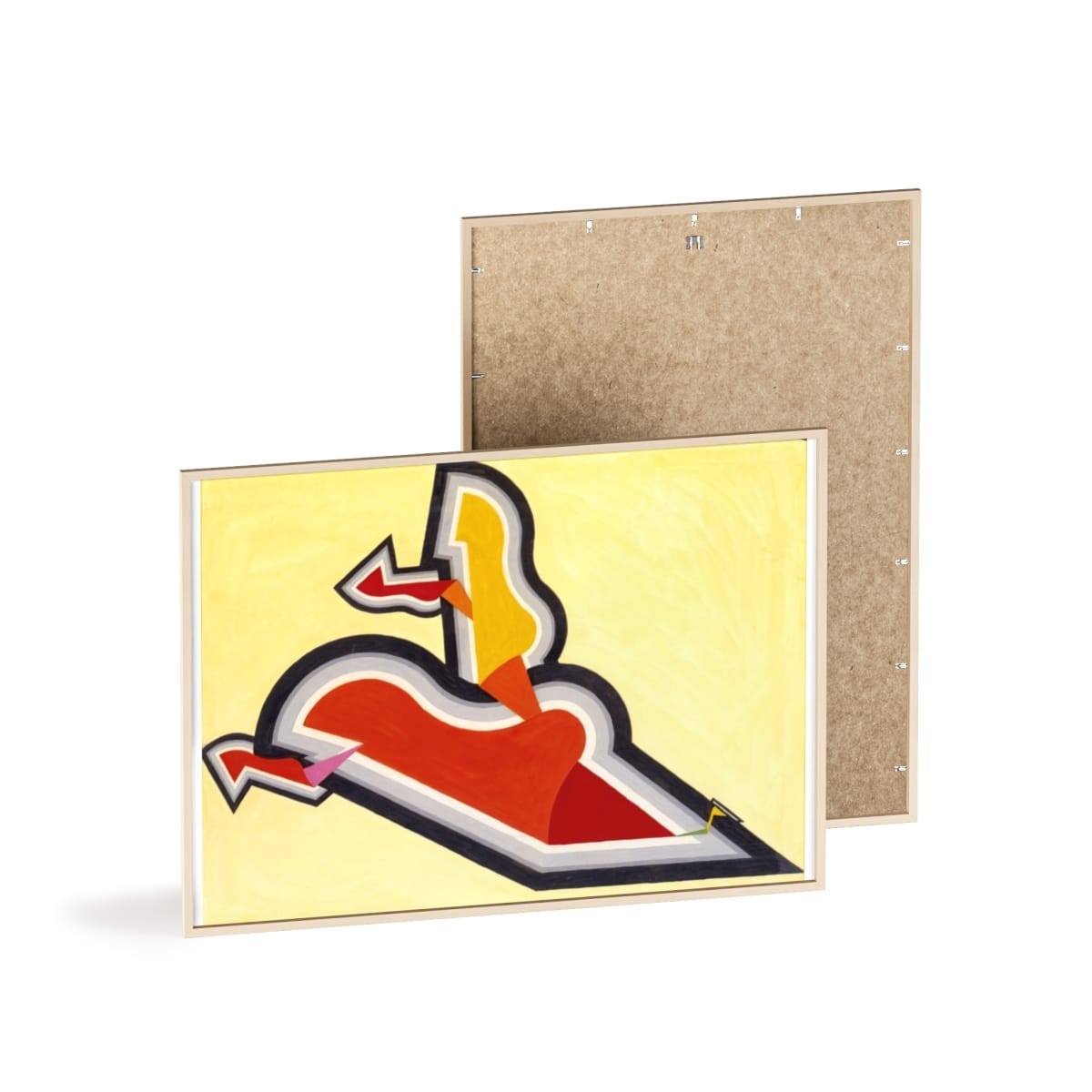 Art Poster Wooden Frame, Artist Joseph Schillinger, Artwork 