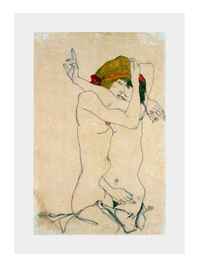 Art Print Open Edition, Artist Egon Schiele, Artwork 
