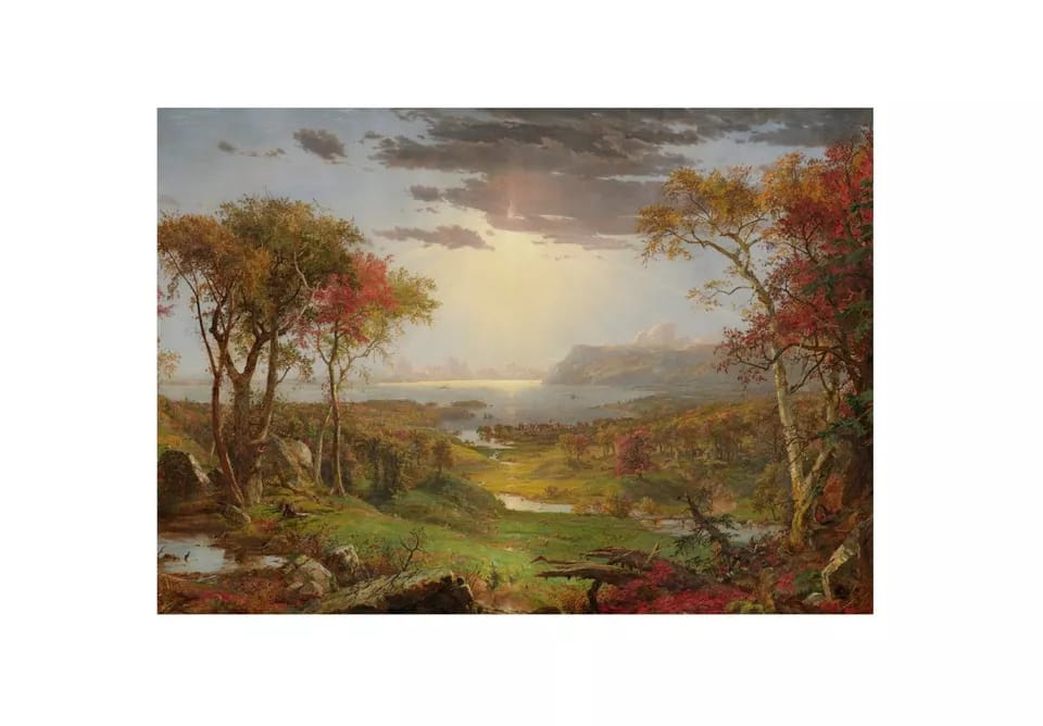 Art Print Open Edition, Artist Jasper Francis Cropsey, Artwork 