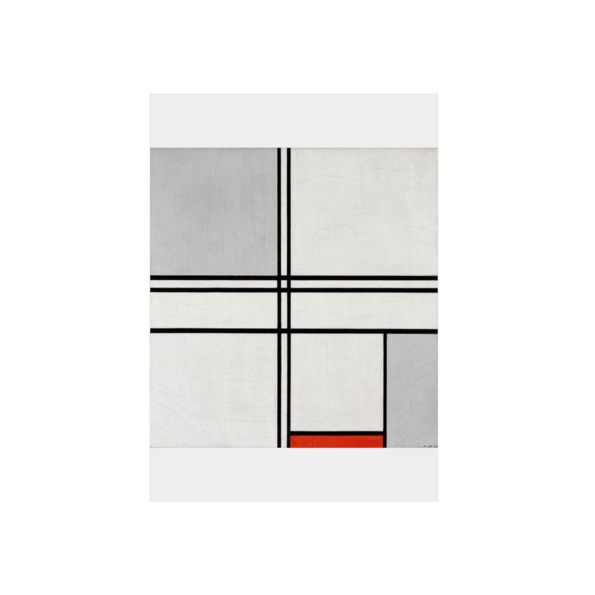 Art Print Open Edition, Artist Piet Mondrian, Artwork 