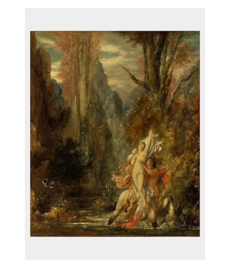 Art Print Open Edition, Artist Gustave Moreau, Artwork 