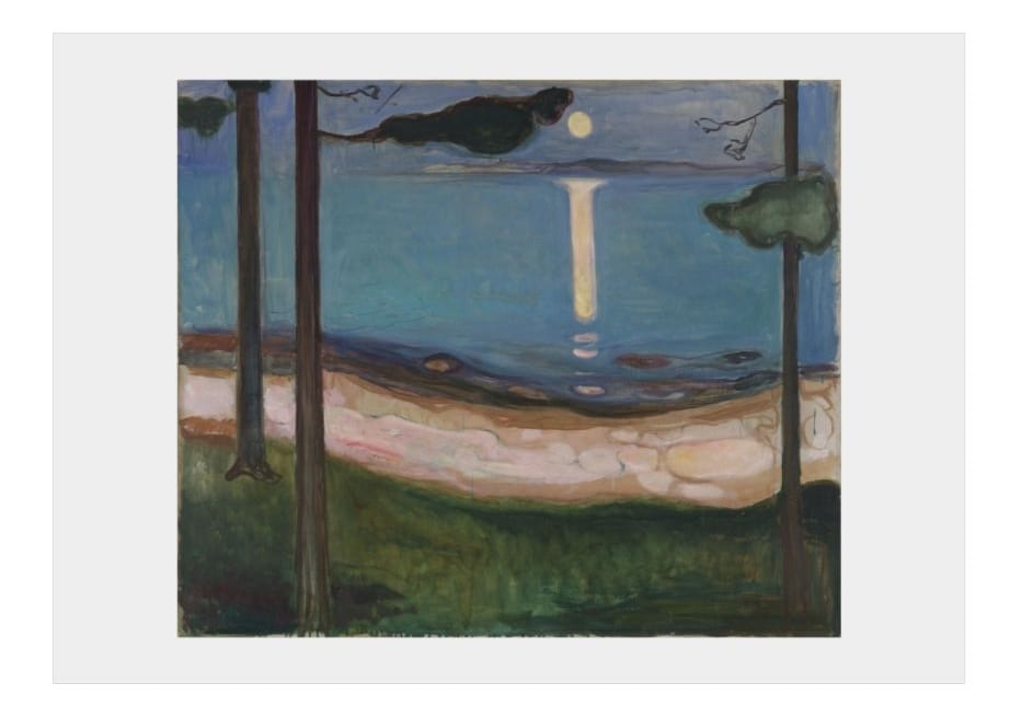 Art Print Open Edition, Artist Edvard Munch, Artwork 